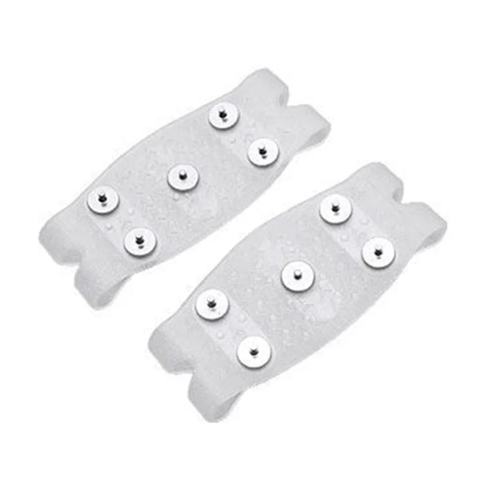 Tacos de hielo profesionales resistentes al deslizamiento, agarre fuerte que evita caídas, tacos de tracción para caminar sobre hielo y nieve, 2 uds. - imagen 2