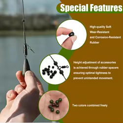 Cuentas de goma para pesca de carpa – Montaje Chod y helicóptero