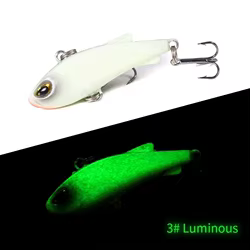 10 Uds. Señuelo de pesca de invierno de plástico para lubina cebo duro Wobbler Jig Bait mini Crankbait carpa aparejos a rayas
