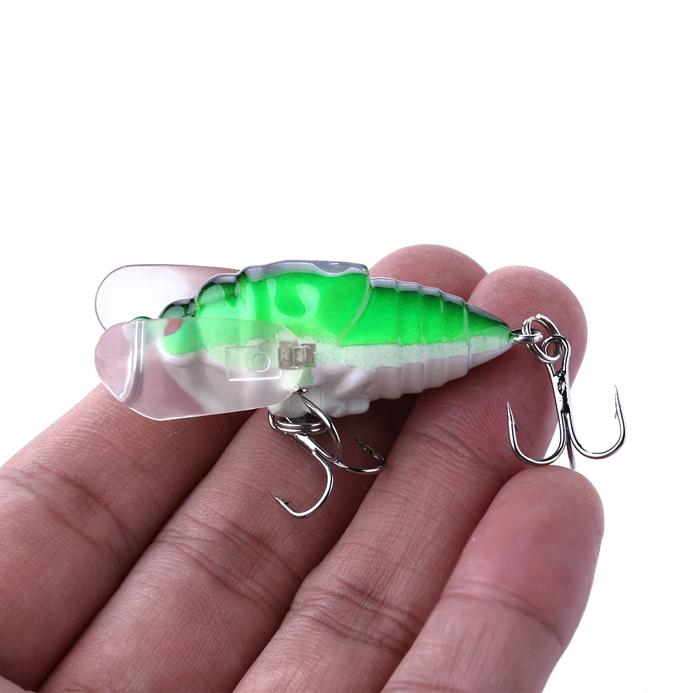 Señuelos Crankbait biomiméticos – Cebo duro con ojos holográficos 3D - imagen 3
