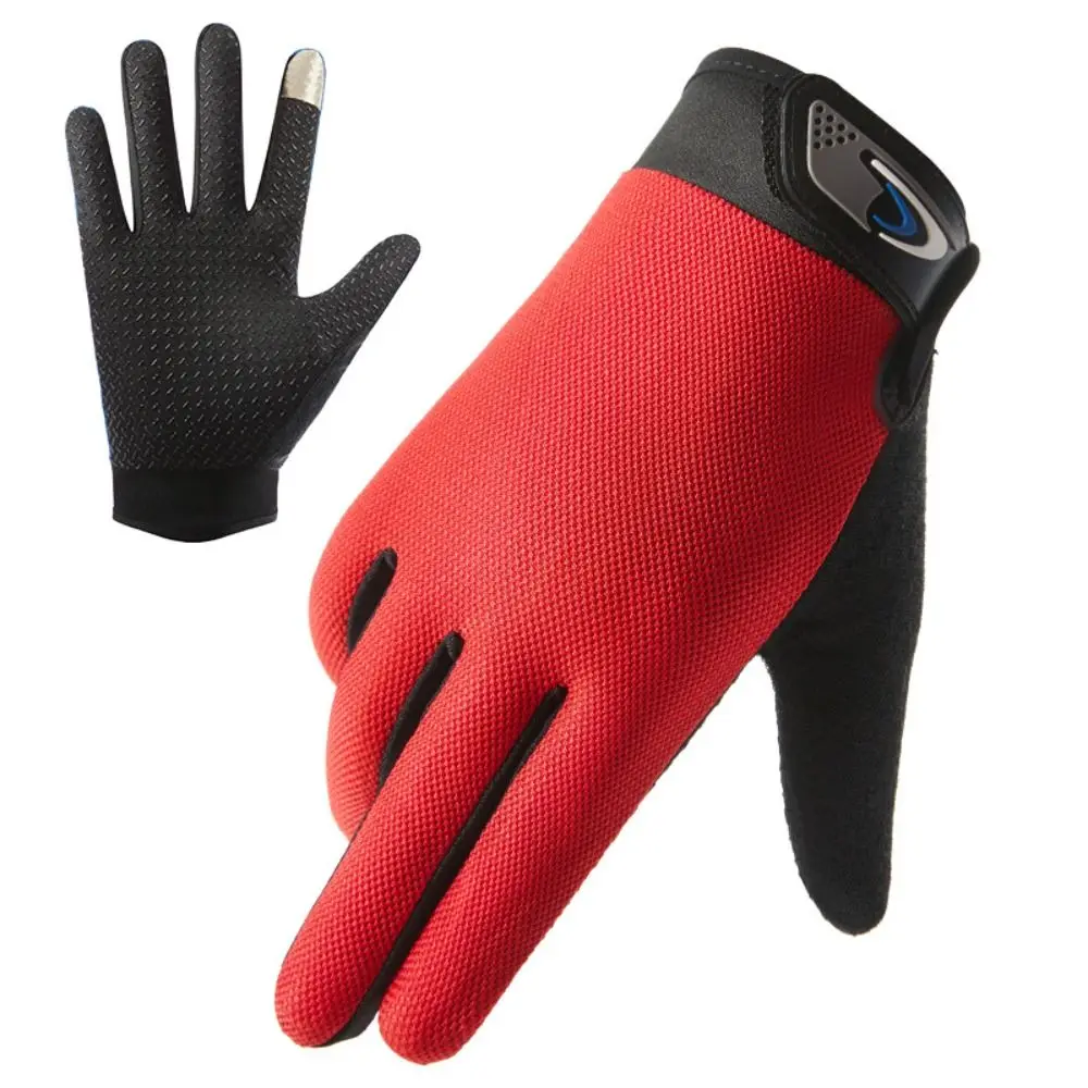 Cómodos guantes de ciclismo con dedos completos pantalla táctil guantes de seda de hielo con dedos completos guantes finos de pesca con protección solar para hombre - imagen 2