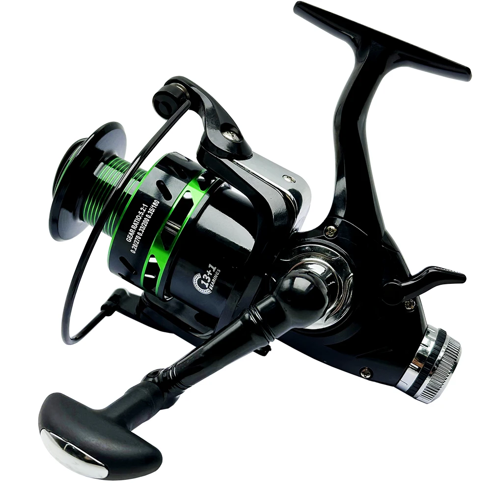 Carrete Pesca Carpa Agua Salada Serie 3000-6000 Doble Freno 5.2:1 - imagen 2