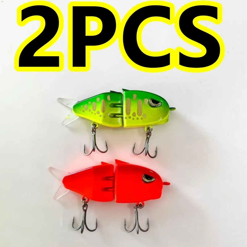 8033 6cm6.8g2PCS LURETV Japón Jackall SWING MIKEY 115 nuevo señuelo de pez multisección cebo falso multi sección pez colorido - imagen 5