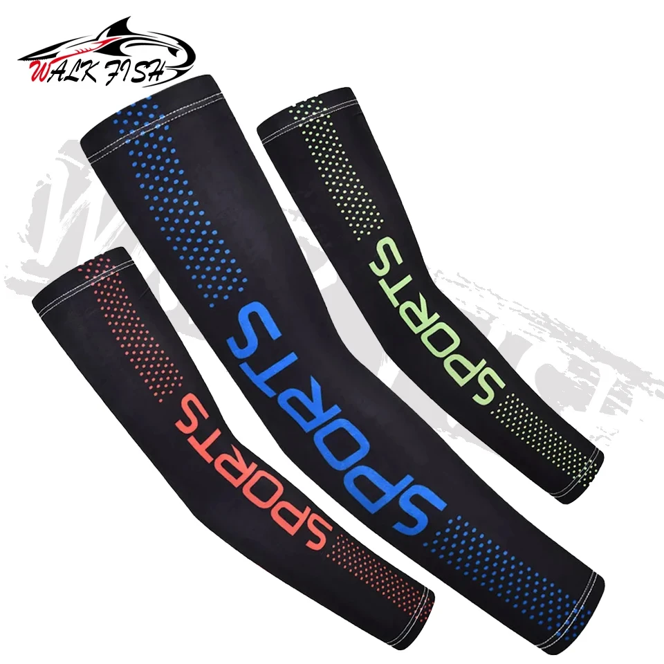 WALK FISH-protector solar multiusos para pesca al aire libre, Bandana de seda de hielo, transpirable, a prueba de polvo, mangas Anti-UV, equipo Unisex - imagen 3