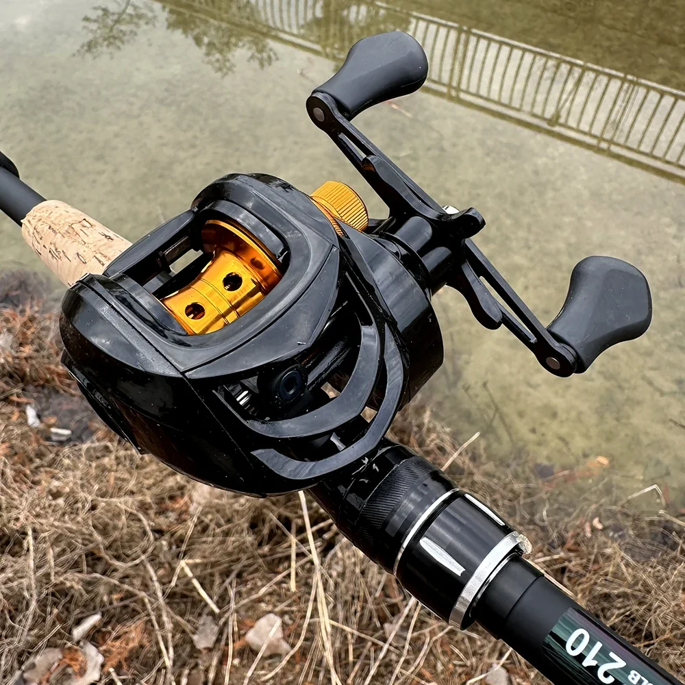 Carrete De Pesca De agua dulce y salada, arrastre máximo De 8KG, rodamientos 18 + 1, relaciones De engranaje 7,2: 1 - imagen 5