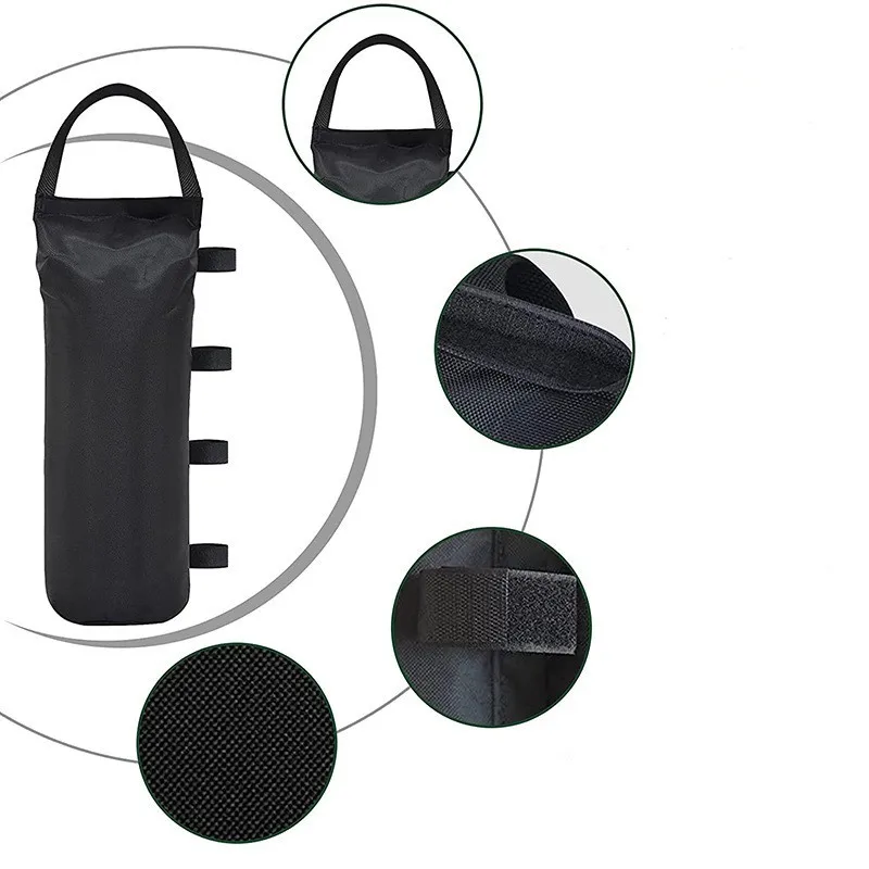 1-4 Uds. Refugio de arena para acampar, cenador de jardín, pesas para piernas y pies, juego de tienda de campaña, tienda de campaña, bolsa de arena, paraguas, equipo de Camping impermeable - imagen 2