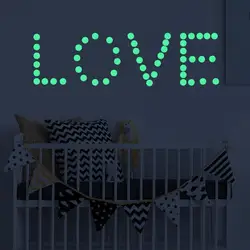 Adhesivos luminosos fluorescentes cielo estrellado para pared