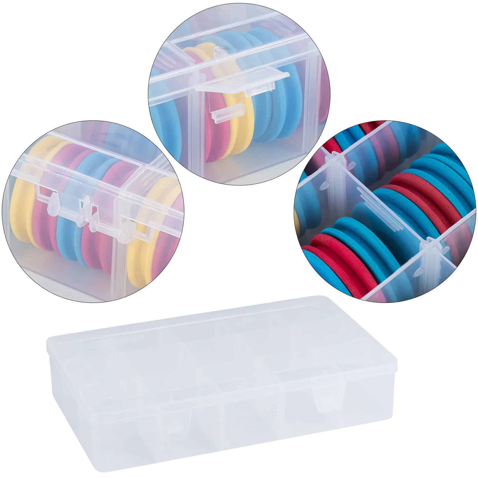 Carretes de espuma EVA para sedal de Pesca plegable, bobinadores de aparejo de Pesca, tablero de alambre, tablero de línea de bobinado, gancho de almacenamiento, 60 uds. - imagen 5