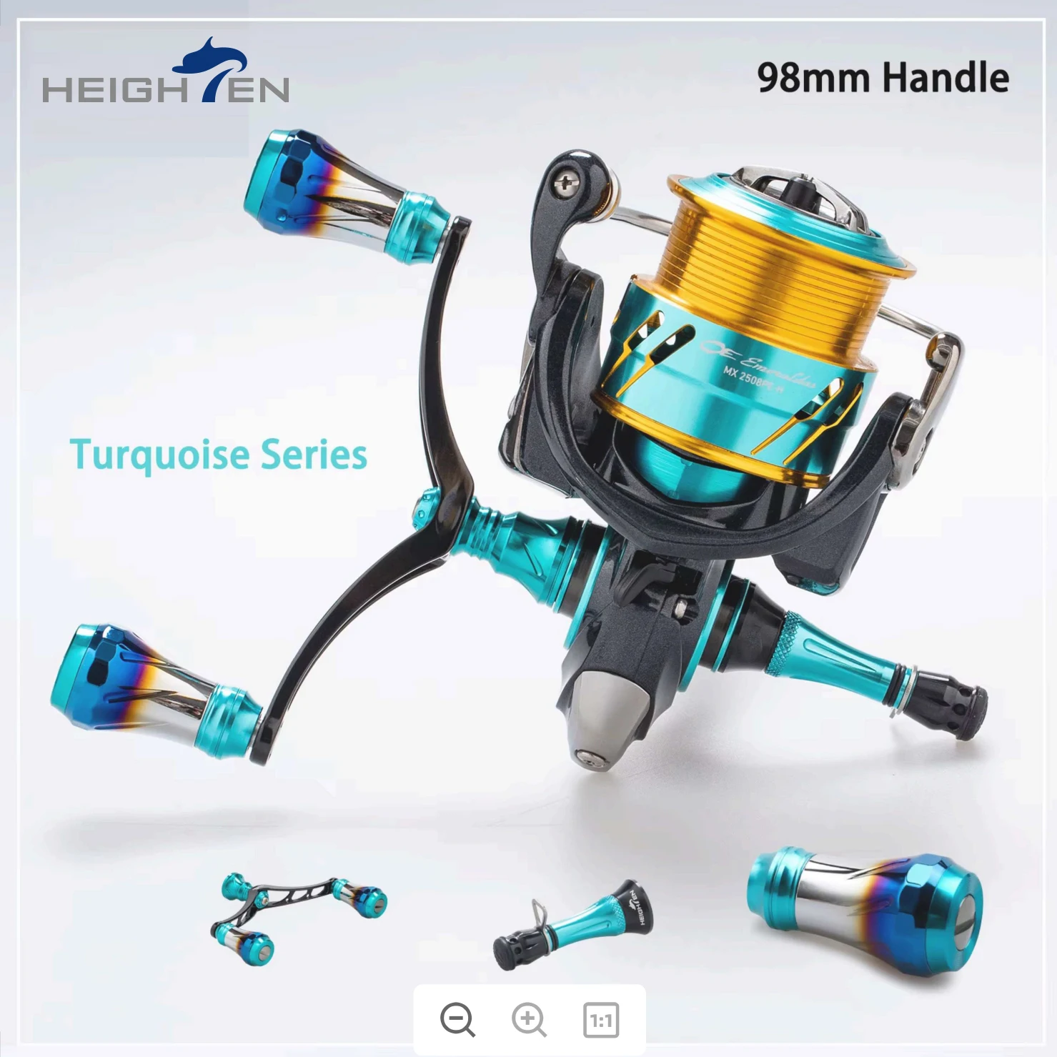 Soporte de carrete de 48mm para Shimano Daiwa 1000-5000, carrete giratorio - imagen 5