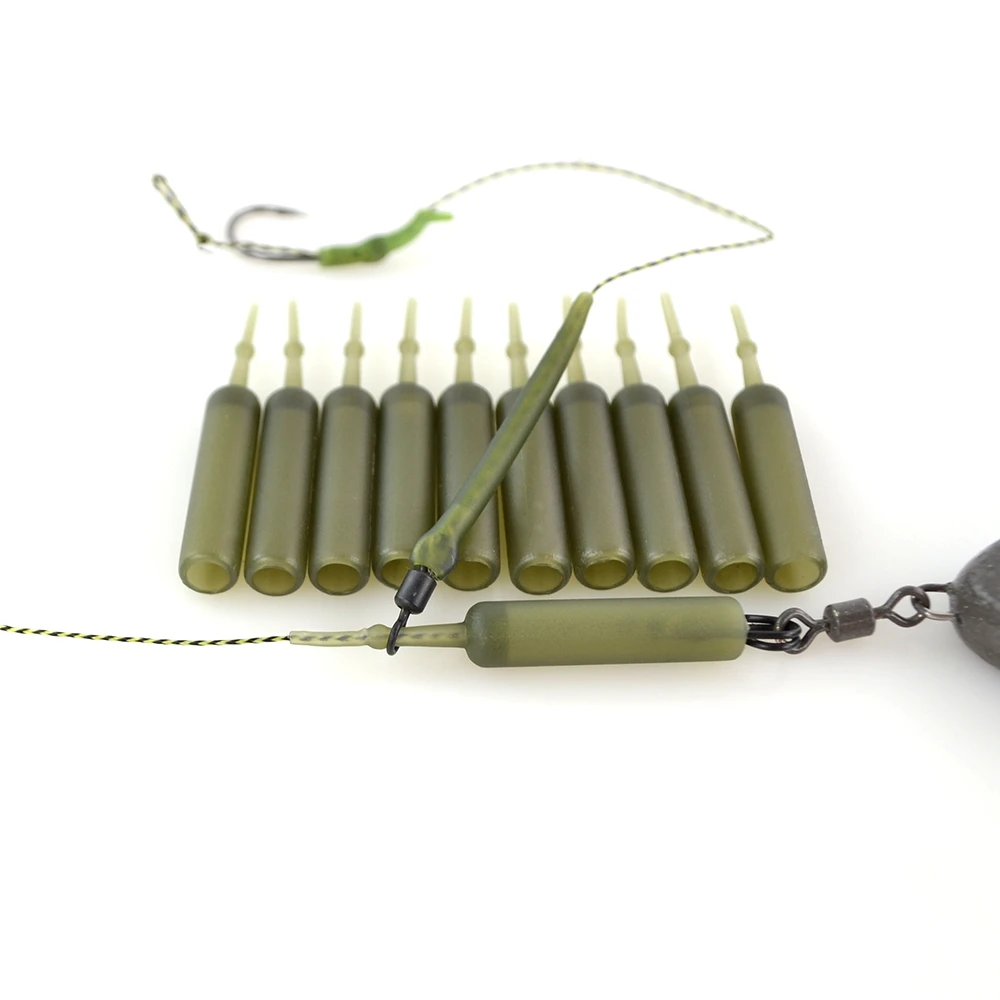 Equipo de pesca de carpa para helicóptero, 10 piezas, Chod Rig, amortiguador de pesca, Mangas de cuentas, protector de línea de pesca AH018 - imagen 5