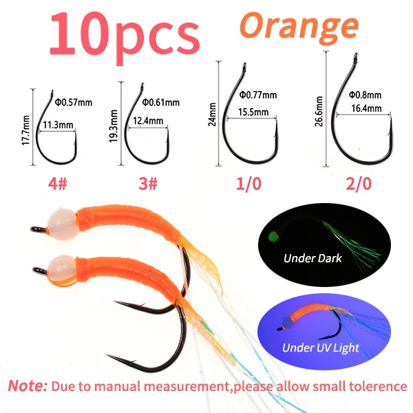 10pcs Orange