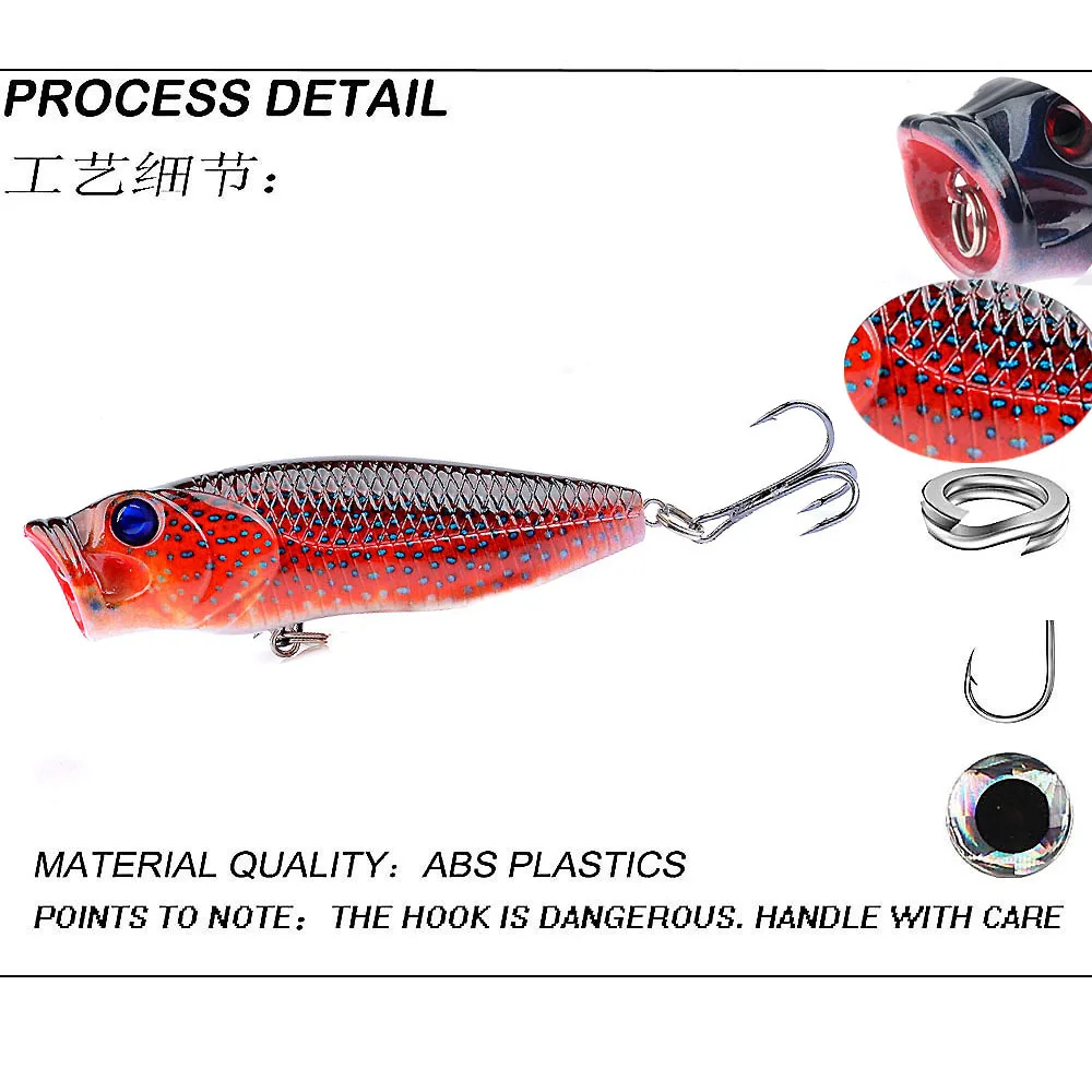 Señuelos pintados con forma de ola, cebo duro de 14G/8CM, impresión en caliente UV, tiro largo, venta al por mayor - imagen 3