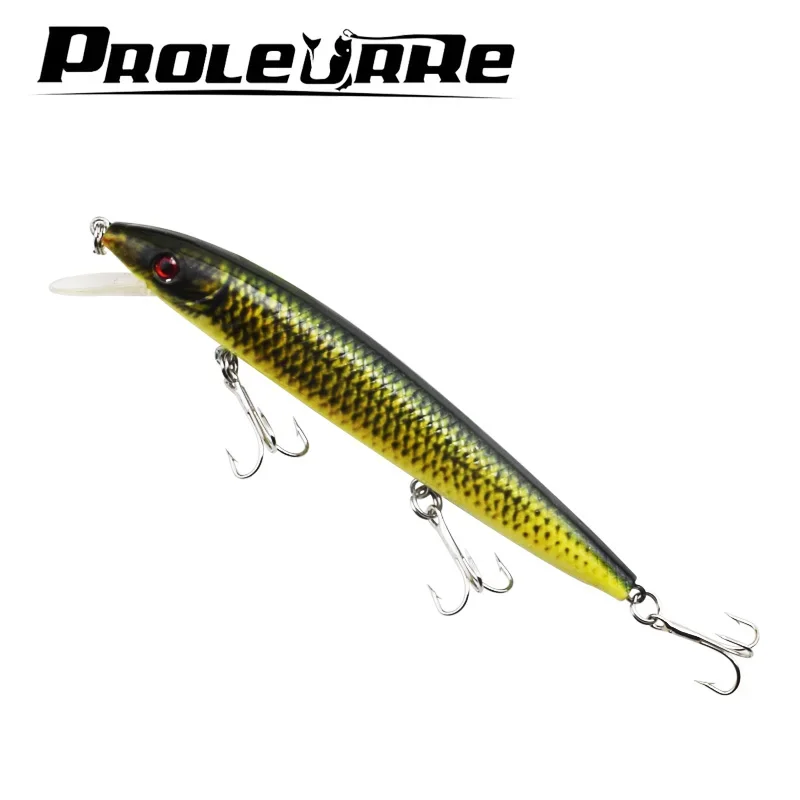 Señuelo de Pesca, 11,5 cm, 13,5g, impresión 3D, pececillo de plástico Wobbler Swimbaits Isca, cebo duro Artificial, aparejos de Crankbait para lubina, 1 ud. - imagen 4