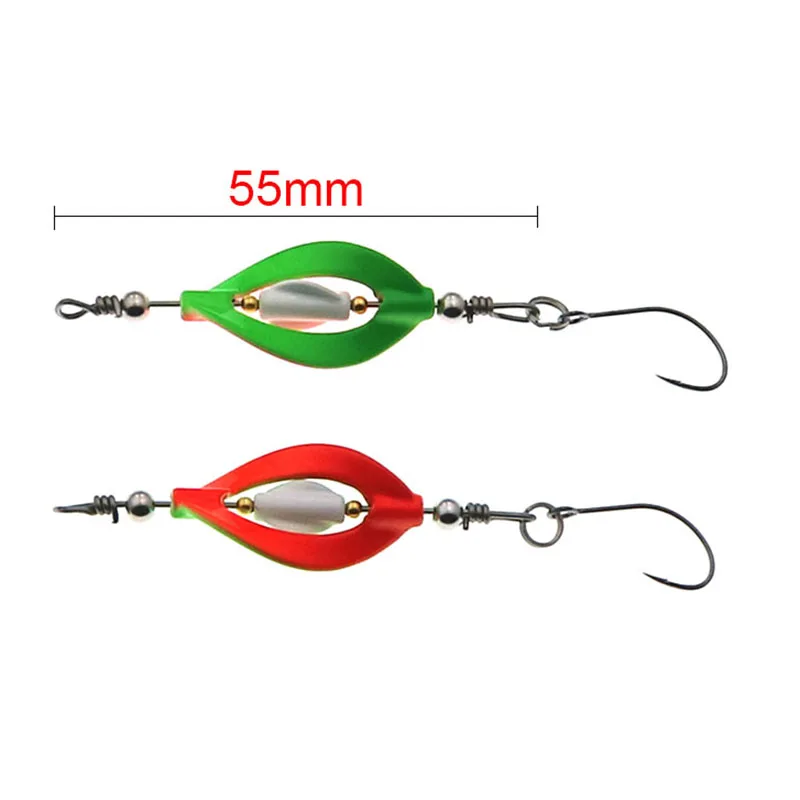 1 Uds 3,5g cebo giratorio cuchara de Metal Señuelos de Pesca Spinnerbait perca trucha cuchara giratoria cebo duro giratorio - imagen 3