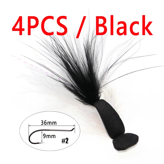 4PCS Black
