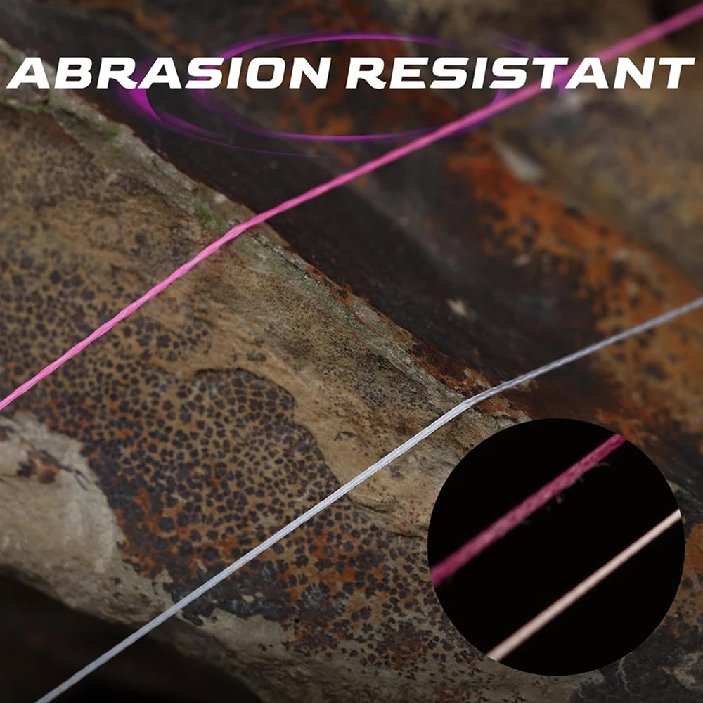 Thornsline-sedal de pesca trenzado Ultra suave, 100M, 500M, 8X, hilo de pesca multifilamento rosa de Japón, línea de pesca de PE para carpa - imagen 2