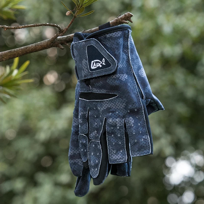 LINNHUE-guantes antideslizantes de tres dedos para herramienta de pesca, artículo de pesca, carrete giratorio profesional para pesca en el mar - imagen 5