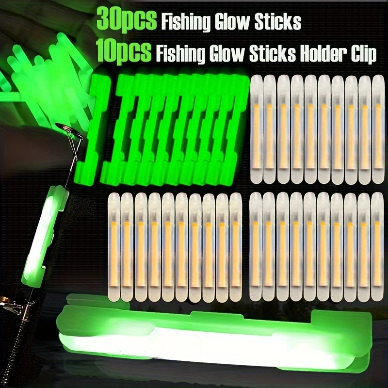 Palos luminosos para pesca nocturna con clips – Luz potente y duradera - imagen 3