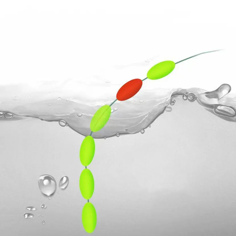 Seven-star-flotador de pesca ovalado 6 en 1, tipo cuerda, Seven Star, flotador de espuma, Space Bean, tope de línea de pesca, boyas, accesorios de aparejos - imagen 3