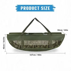 Bolsa de pesaje plegable con cabestrillo y estera para lubina y carpa