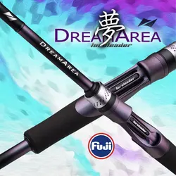 LURELEADER DREAMAREA Caña de pescar Baitcasting/Spinning Fibra de carbono 2S R/X-Fast Longitud 1,55-3,05 M Peso 71-171G