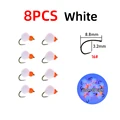 8 piezas blancas