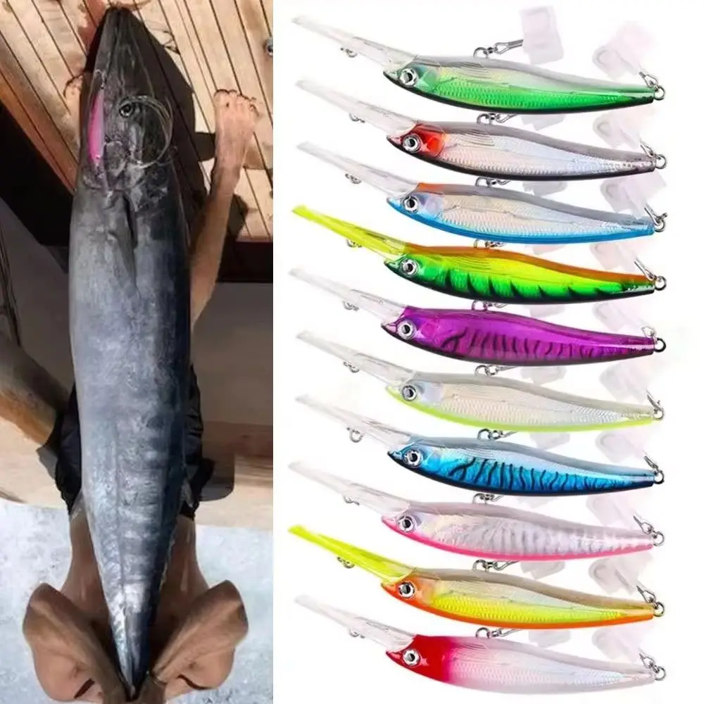 Señuelo de buceo profundo Minnow Wahoo 48g 73g 90g cebos duros artificiales agua salada Mahi Marlin atún pez vela aparejos de pesca Wobbler - imagen 2