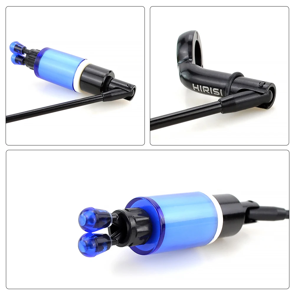 Hirisi 2 uds alarma de pesca de carpa Swinger indicador de caída poste de acero inoxidable para pesca gruesa de carpa B2023 - imagen 3