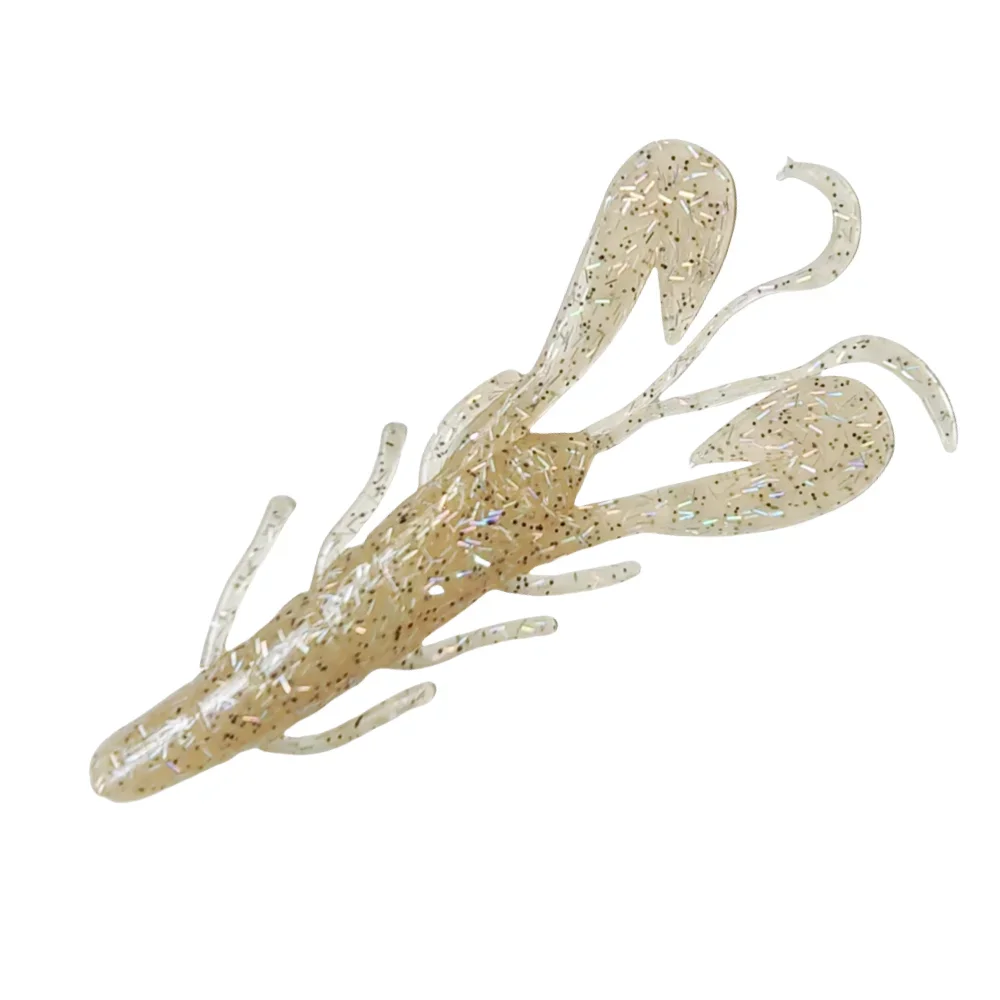 Señuelo blando de langosta de 6 piezas, cebo de silicona de 8,5 cm y 6g, multibarba señuelo de pesca de camarón, simulación Artificial, Swimbait - imagen 2