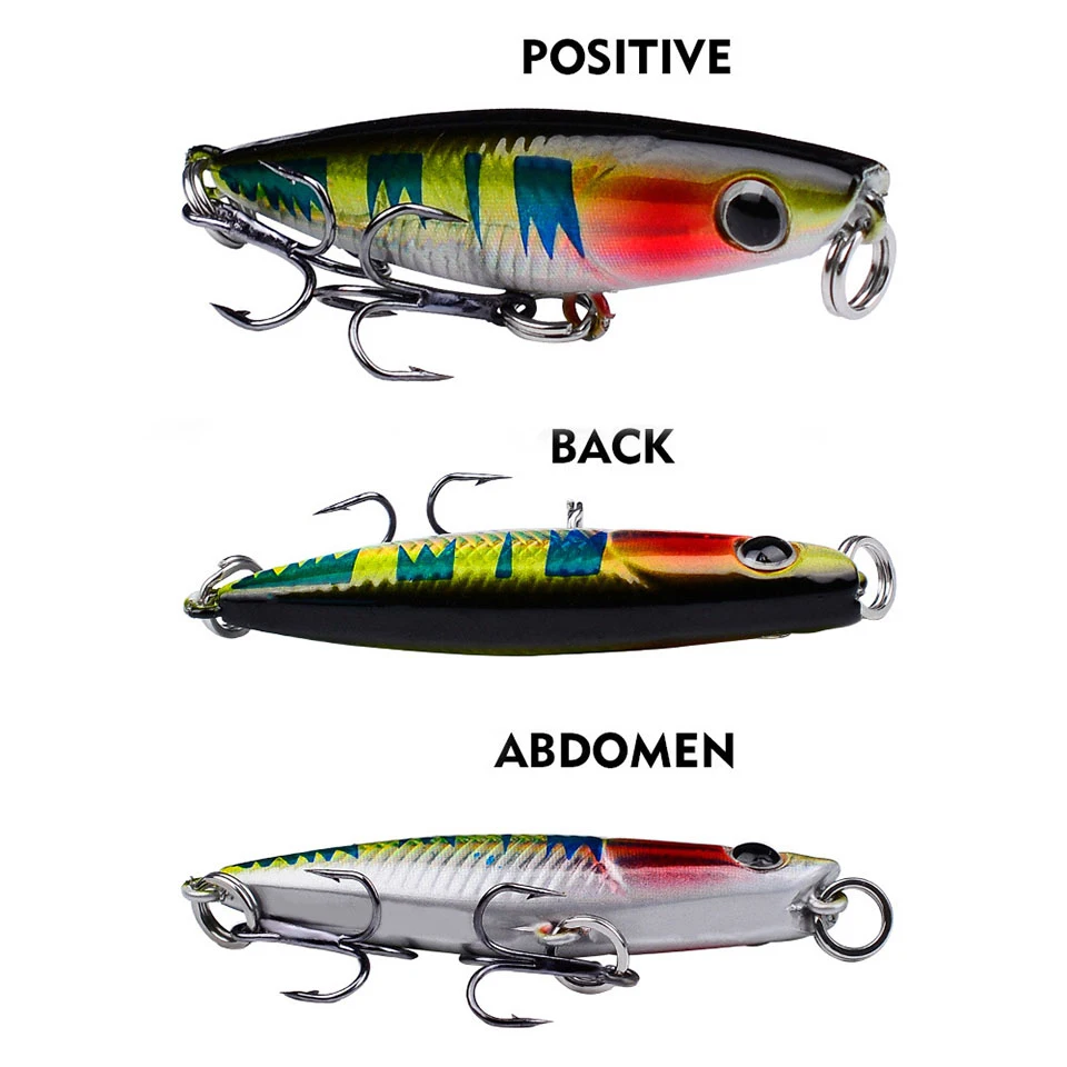 WALK FISH-Cebo duro Artificial para agua salada, 1 piezas, 47mm, 2g, nuevo - imagen 4