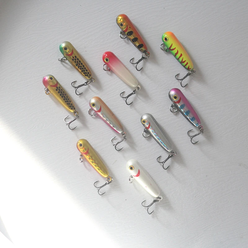 Mini señuelo de lápiz hundido con cuentas de tungsteno, 2,3g, 30mm, Micro cebo de pesca para trucha, salmón, agua dulce, Arroyo, Wobbler, 1 unidad - imagen 2