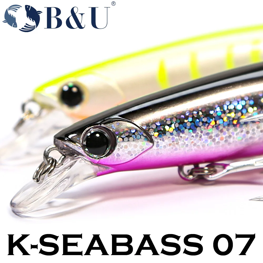 B & U 135mm 27,1g lanzamiento Ultra largo 135S agua salada hundimiento Minnow peso señuelo de pesca lubina cebo duro - imagen 3