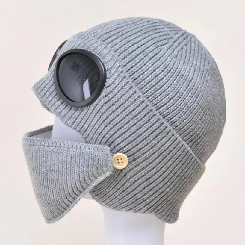 Gorro de punto coreano para mujer con orejeras y forro cálido - imagen 4