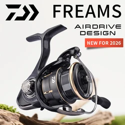 Carrete ultraligero DAIWA FRAMS Light&Tough 1000D-6000D con bobina LC-ABS