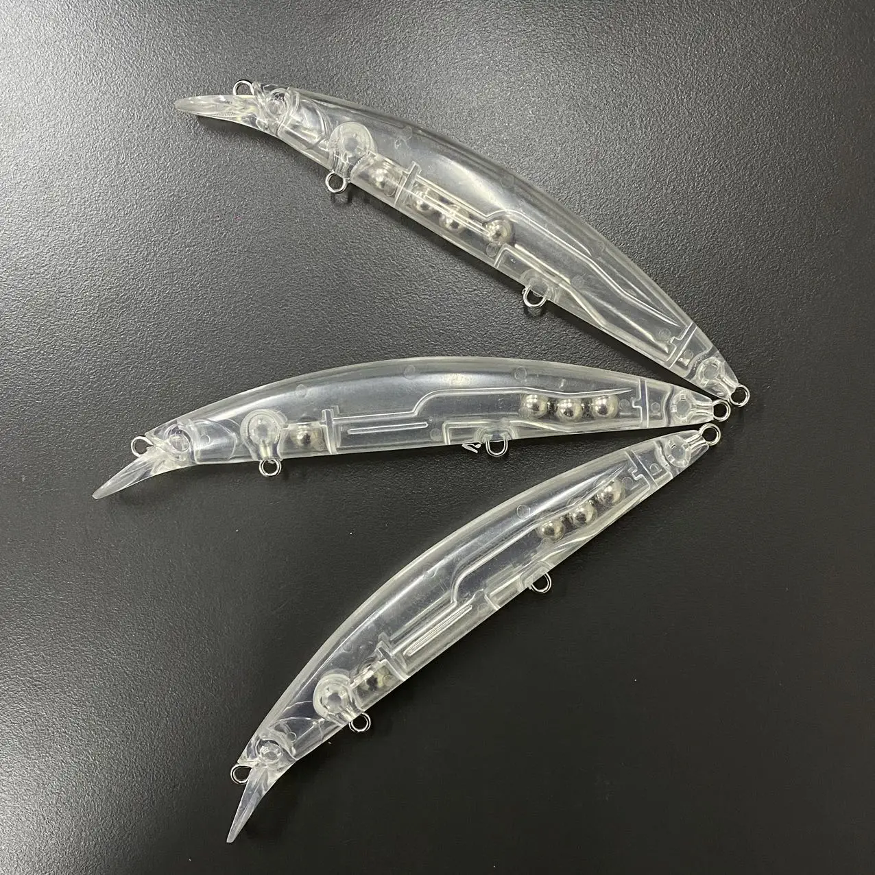 Pececillo flotante de plástico para agua salada, cebo para trucha, 5 piezas, 130mm, 22g, sin pintar, 9107 - imagen 3