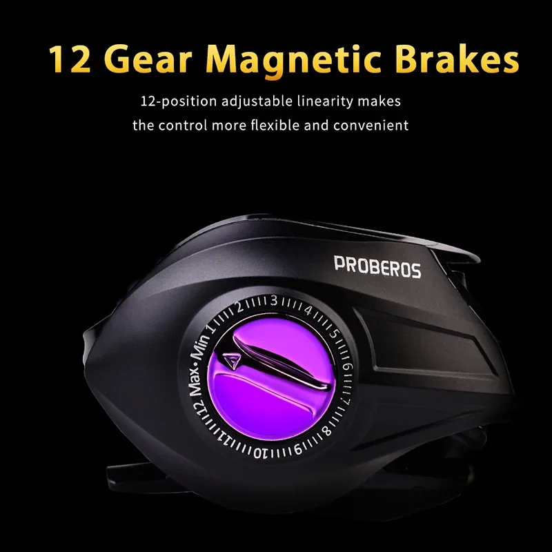 Carrete de Pesca ultraligero de fundición larga 7,2: 1, carrete de alta relación de engranaje, rueda de carrete de Metal de arrastre máximo de 10KG para Pesca de carpa lubina - imagen 4