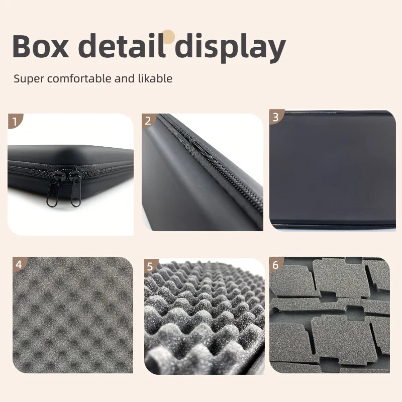 JSFUN-aparejos de pesca de carpa, caja de almacenamiento con alarma para morder, almohadilla de espuma EVA, caja de almacenamiento para entusiastas de la pesca - imagen 3