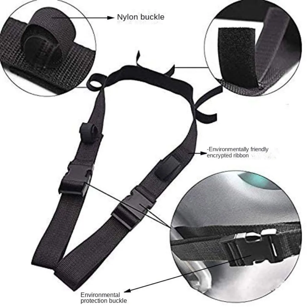 Estante almacenamiento cañas para coche negro ajustable pegatinas mágicas - imagen 3
