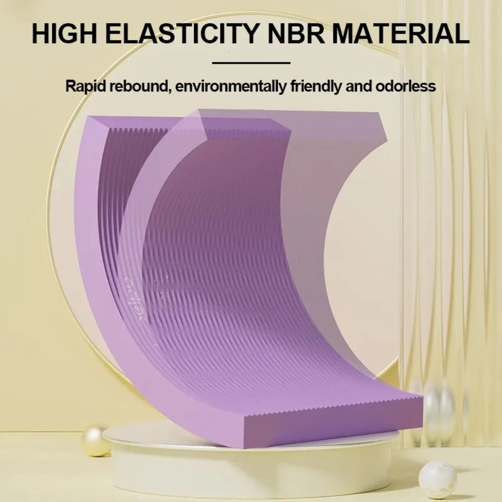 Deportes NBR TPE NBR Balance Pad Púrpura Negro Alta Densidad Yoga Mat Soporte Equilibrio Pad Mujeres Hombres - imagen 3
