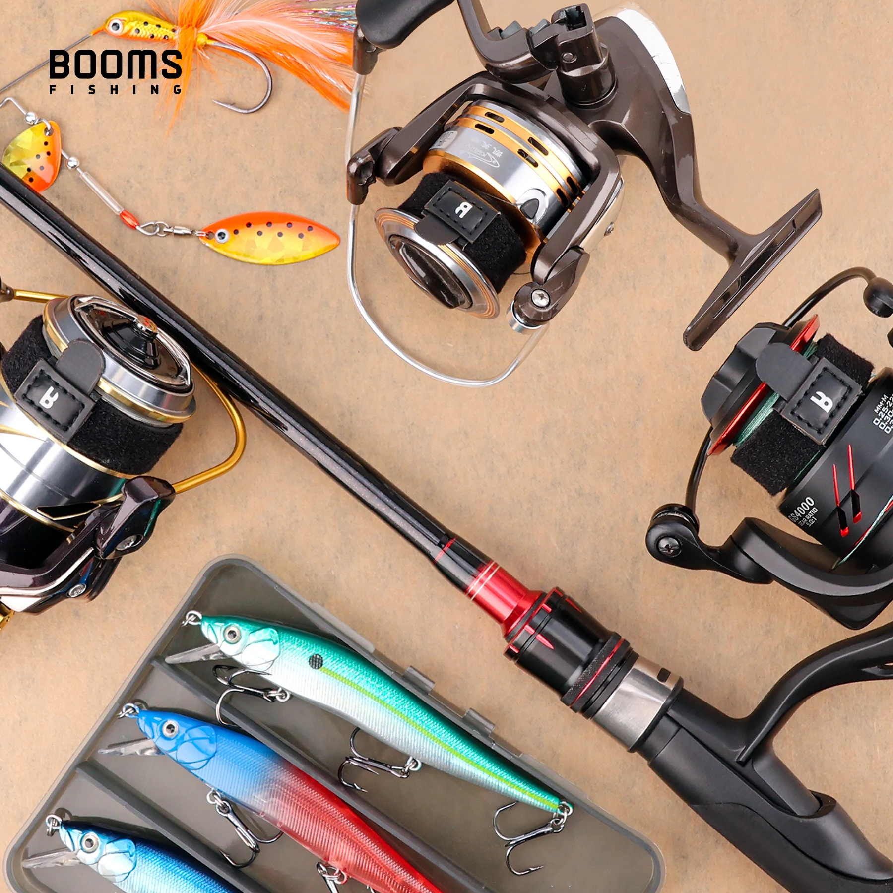 Booms Fishing SB1-6Pcs carrete giratorio cubierta protectora línea de poliéster de alta calidad estuche de preservación accesorios de carretes de pesca - imagen 5