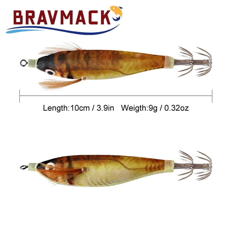 Señuelo Sepia Artificial 10 cm, 9 g – Cebo Duro Luminoso - imagen 2