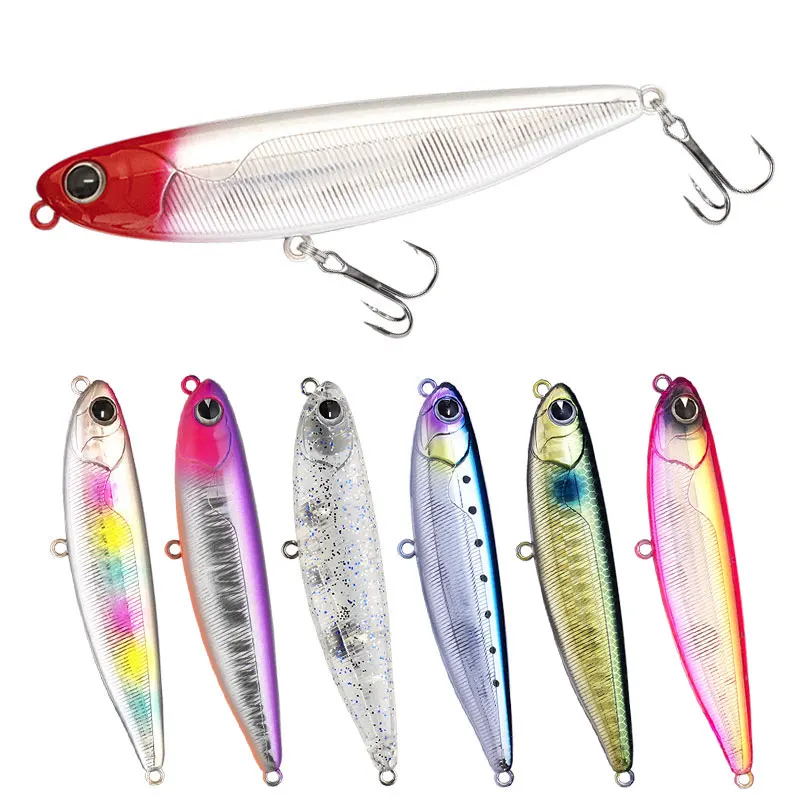 Cebo tipo lápiz Stickbait Topwater, 85mm, 12g, superficie, lápiz para cachorros, pesca, Popper, Wobblers, Lucio, accesorios de cebo duro Artificial - imagen 5