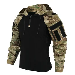 Camiseta de pesca manga larga camuflaje - outdoor para hombre