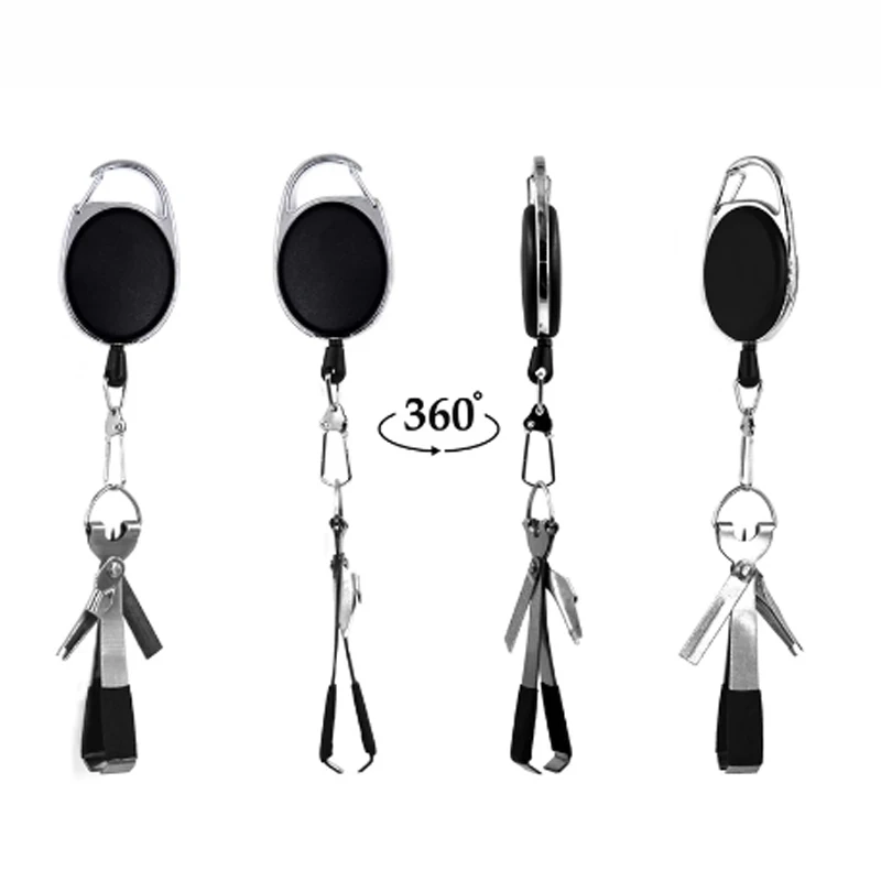 TAKEDO-Herramienta de pesca con mosca multifuncional, tijeras de pesca, cortador de línea, alambre de anzuelo Bonder, hebilla telescópica, SX03 - imagen 4