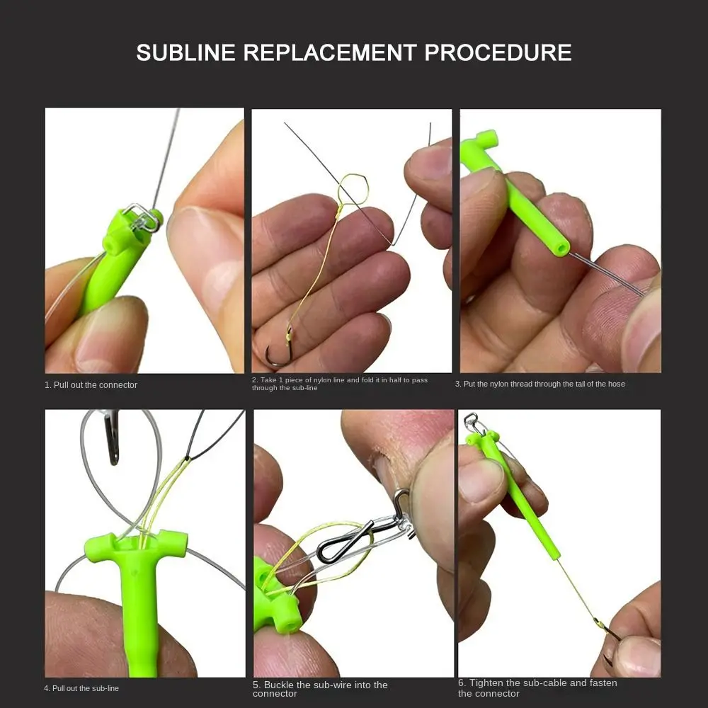 Anzuelos de pesca tándem antienredos con organizador giratorio, señuelo de pesca, cuchara, lentejuelas, cebo duro de Metal, Wobblers, novedad de 2024 - imagen 3