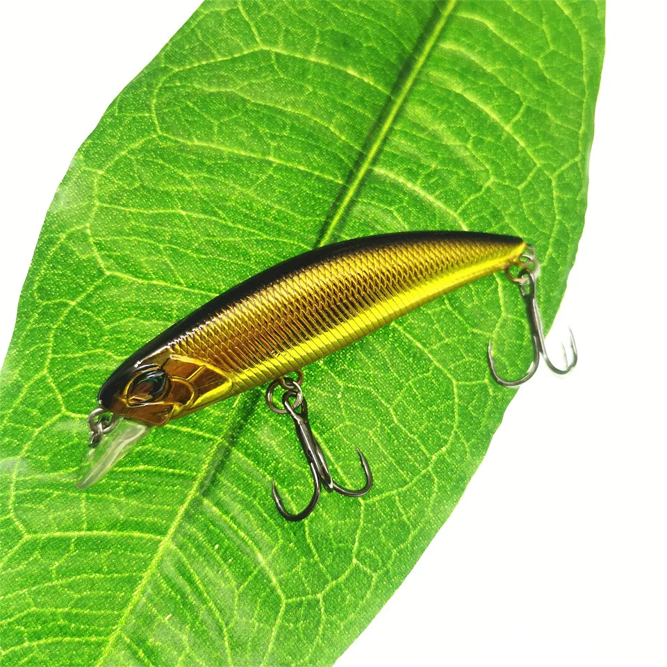 Señuelo duro de pececillo que se hunde, cebo duro de 6,5g/60mm para Pesca de carpa, cebo Artificial para trucha y lubina - imagen 3