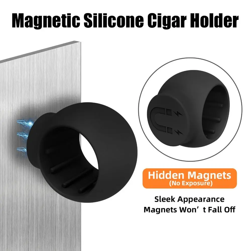 Soporte de silicona para cigarros, soporte Universal, accesorios para cigarros, soporte magnético para cigarros de diseño