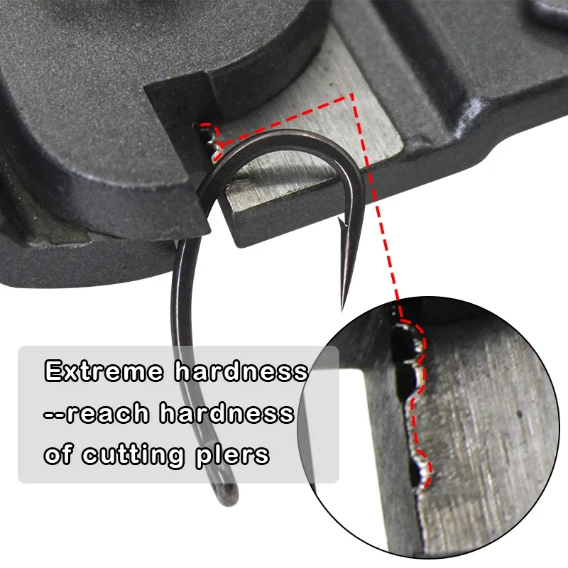 10 Uds. Anzuelo de pesca de carpa recubierto de PTFE Micro púa gancho de carpa aleación de acero súper duro y afilado súper calidad - imagen 4