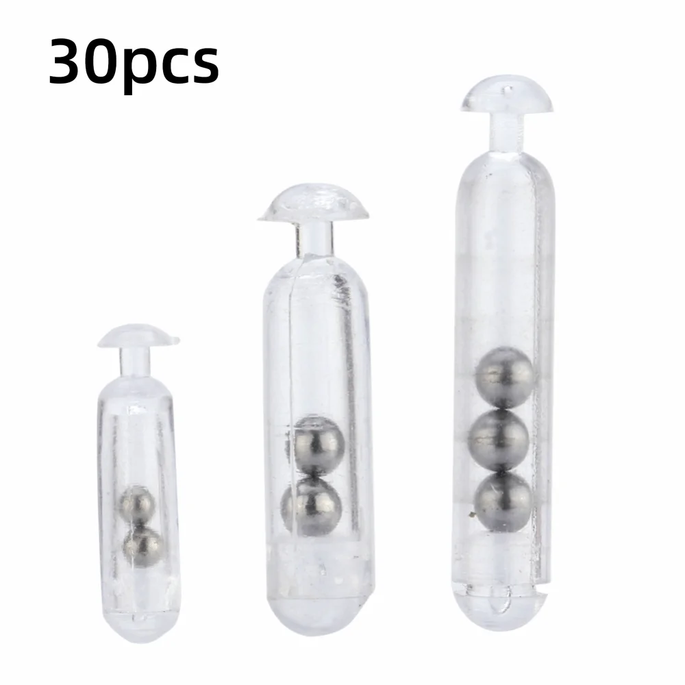 Sonajeros de pesca con bola metálica – Tubo transparente para señuelos - imagen 4