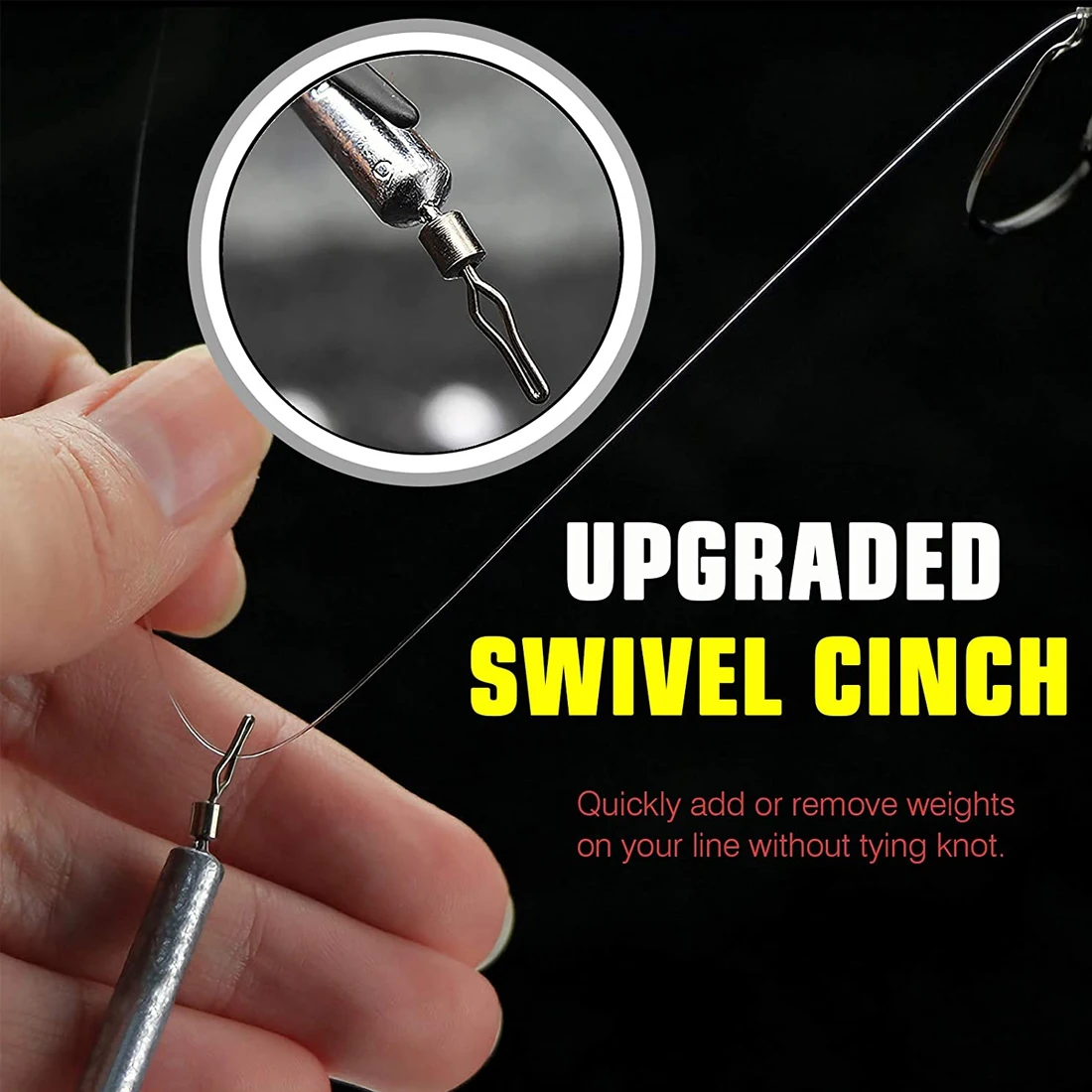 FishTrip Drop Shot peso plomos de pesca Drop Shot Rig Bass Hook accesorios de aparejos - imagen 2